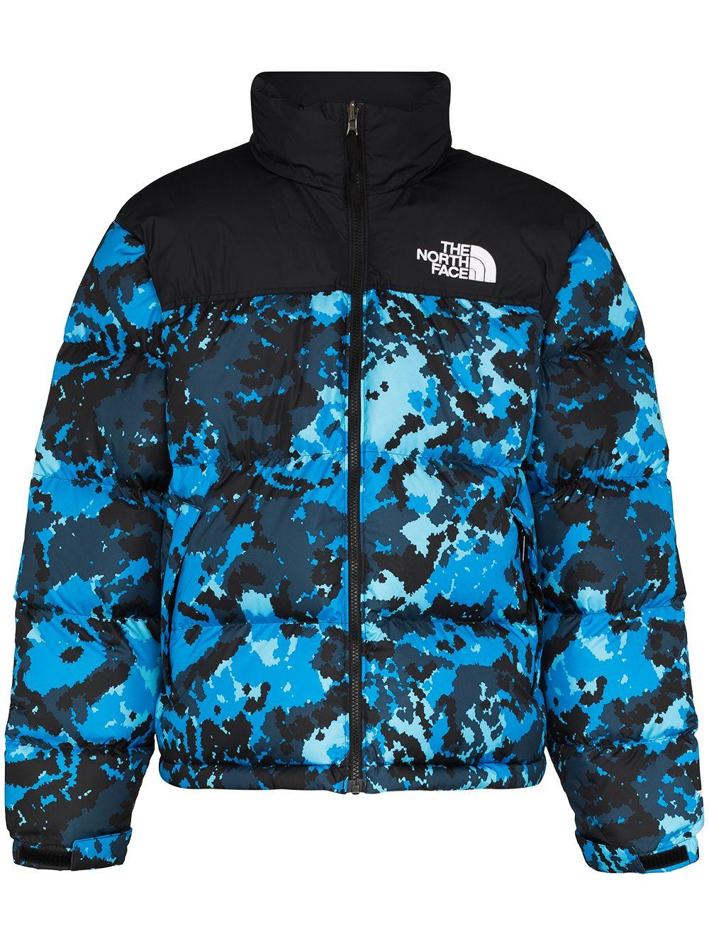 The North Face Synthetik Gefütterte Jacke mit Camouflage-Print in Blau für  Herren - Lyst