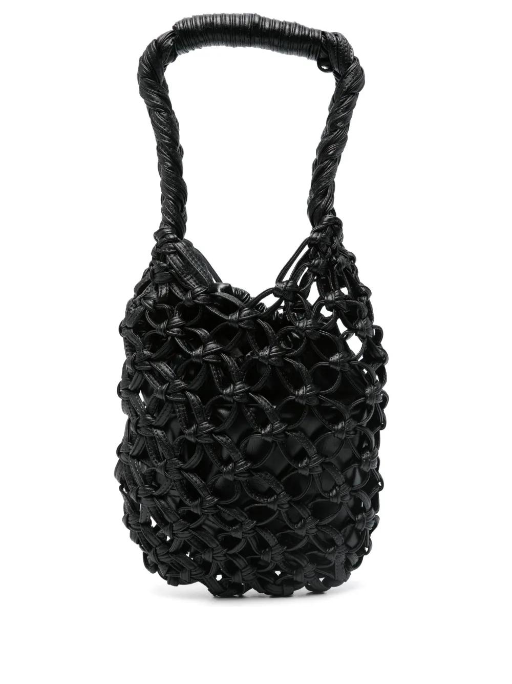 Comme des Garçons Crochet Handbag in Black | Lyst