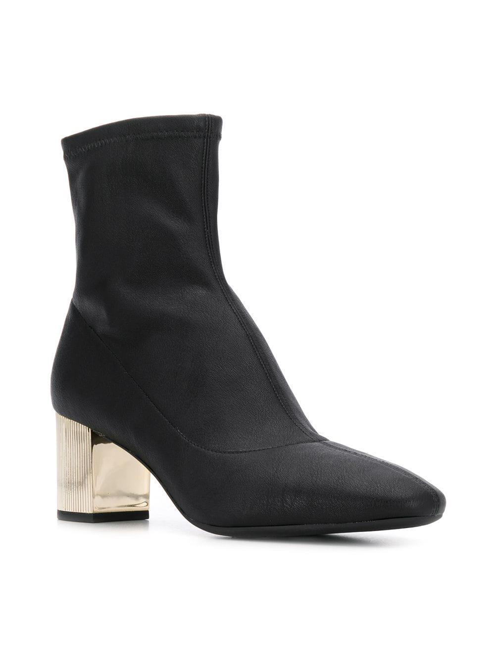 Botines de estilo calcetín MICHAEL Michael Kors de Cuero de color Negro -  Lyst