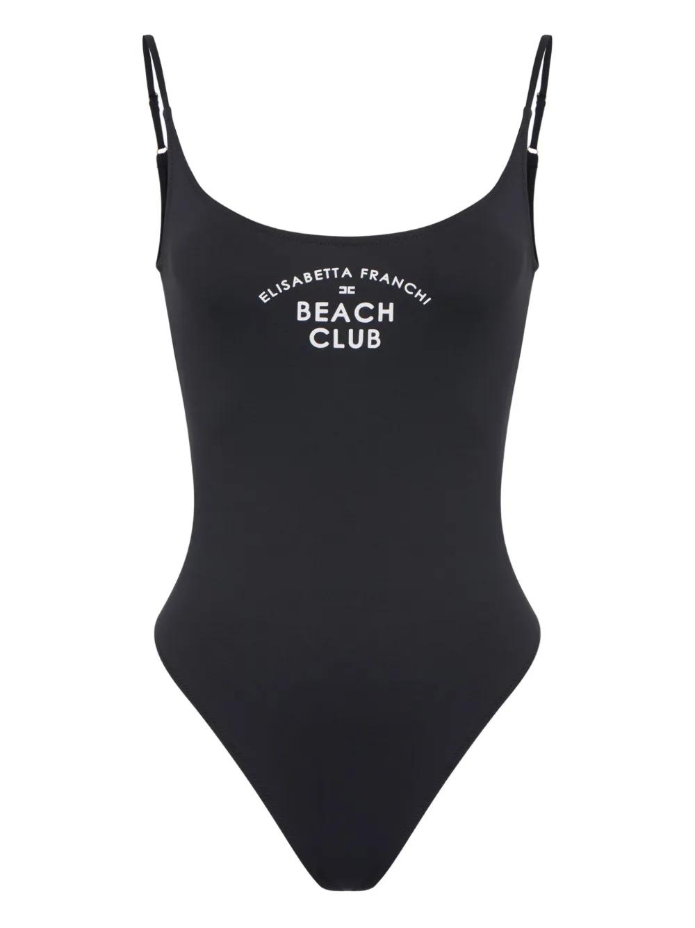 ビキニ ELISABETTA FRANCHI Women Swimsuit CS72B51E2110 Black Swimsuit with knots | Elisabetta Franchi