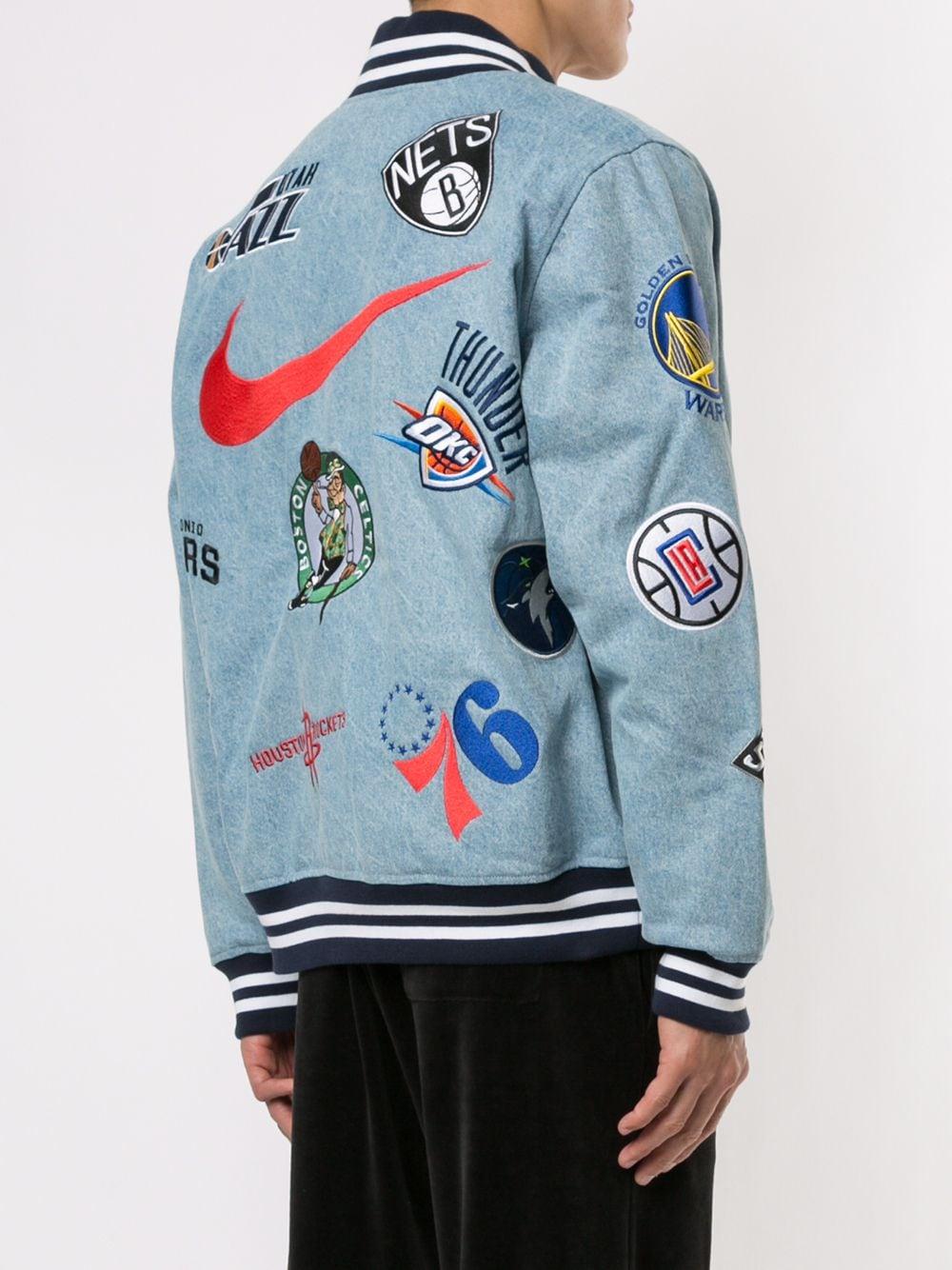 supreme nba jacket denim