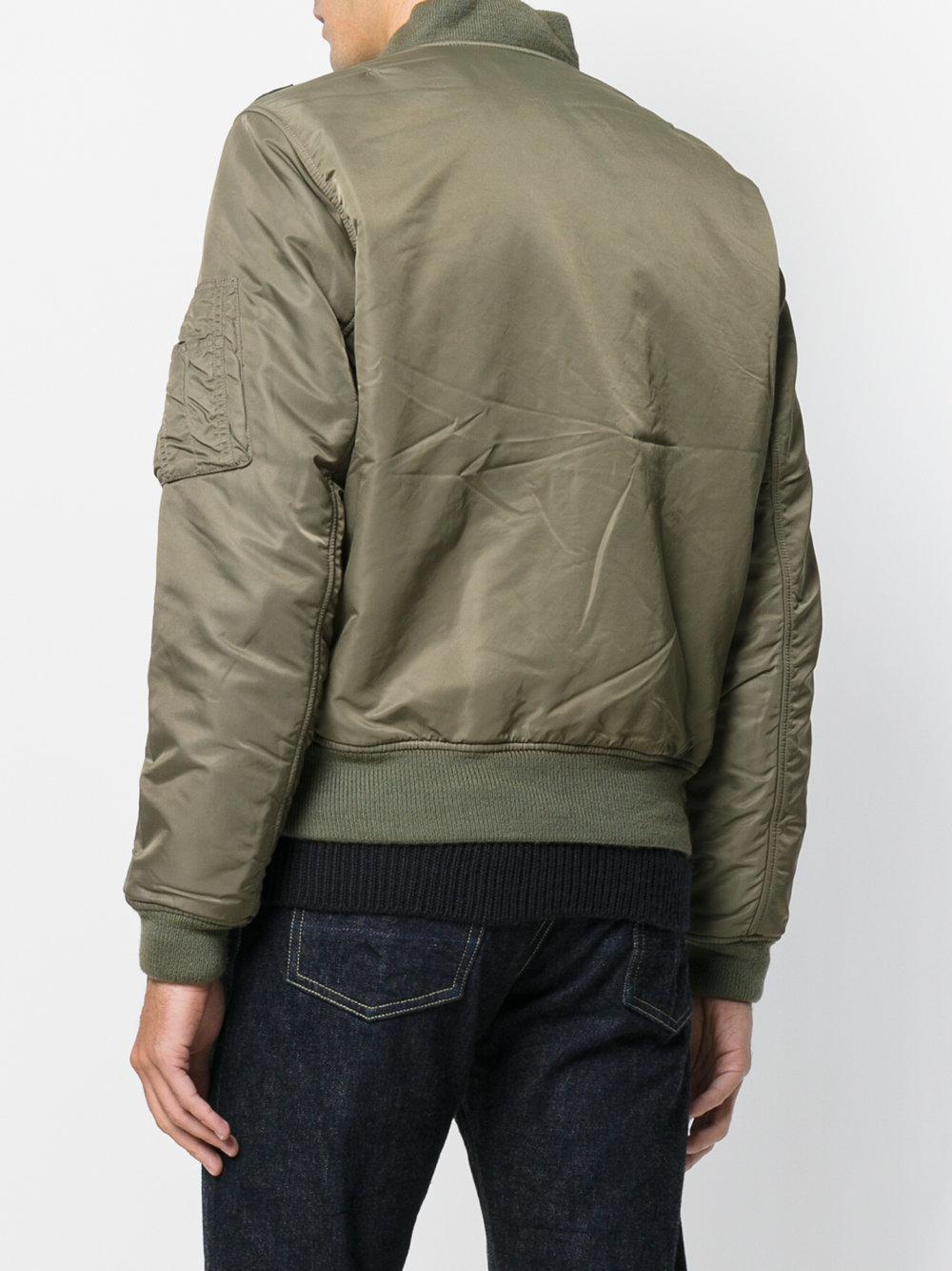 Lyst Polo Ralph Lauren Military Patch Bomber Jacket in Green for Men