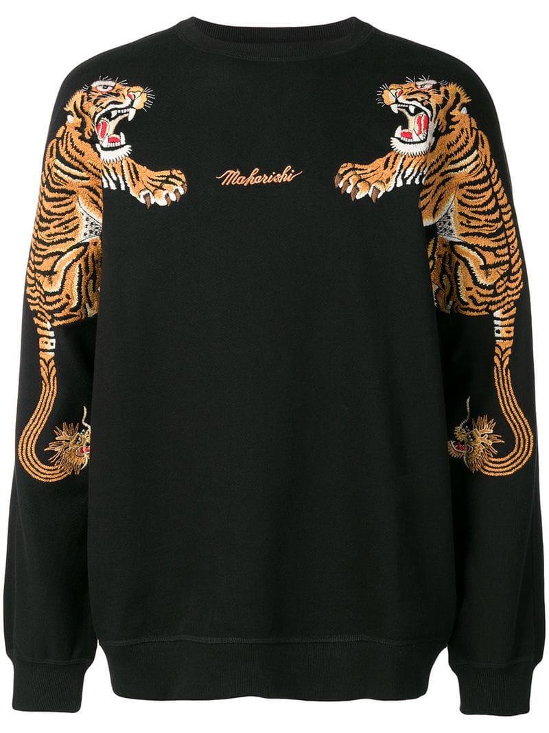 Maharishi tiger hoodie sales