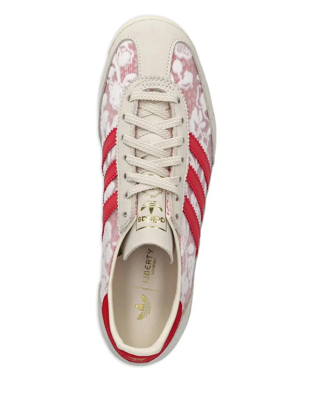 adidas gazelle silver green womens Emma Pink Floral Sneakers – Tootsie Lou's Boutique main image 0