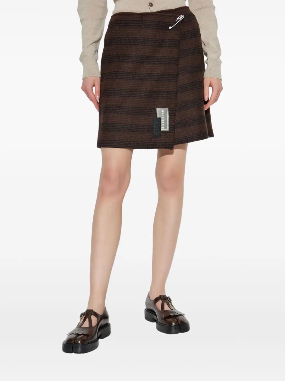 ミニスカート MAISON MARGIELA Women Mini Skirts 92286 S51MI0006S30383 9078 MAISON MARGIELA | Skater Chino Midi Skirt | Women | Lane