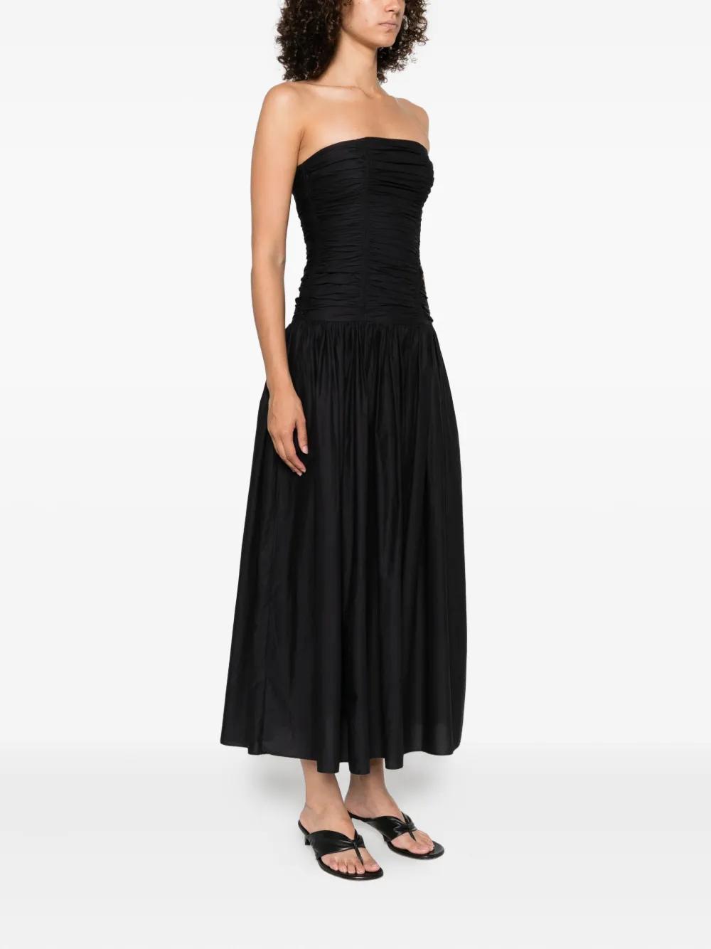 chinese dress ladies Matteau Strapless Broderie Anglaise Cotton Midi Dress main image 1