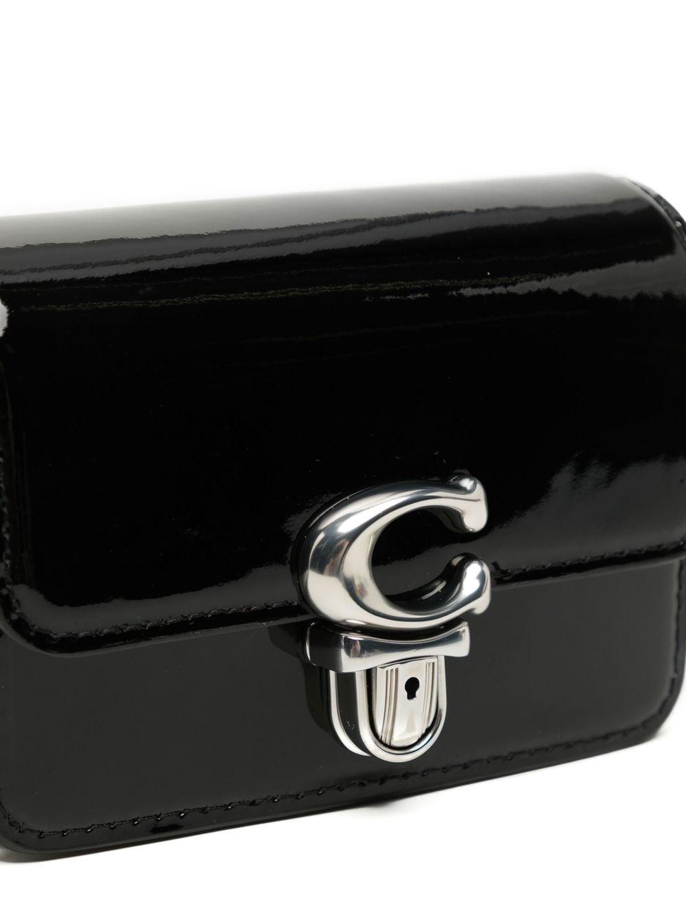 COACH Studio 12 Patent Mini Bag in Black Lyst