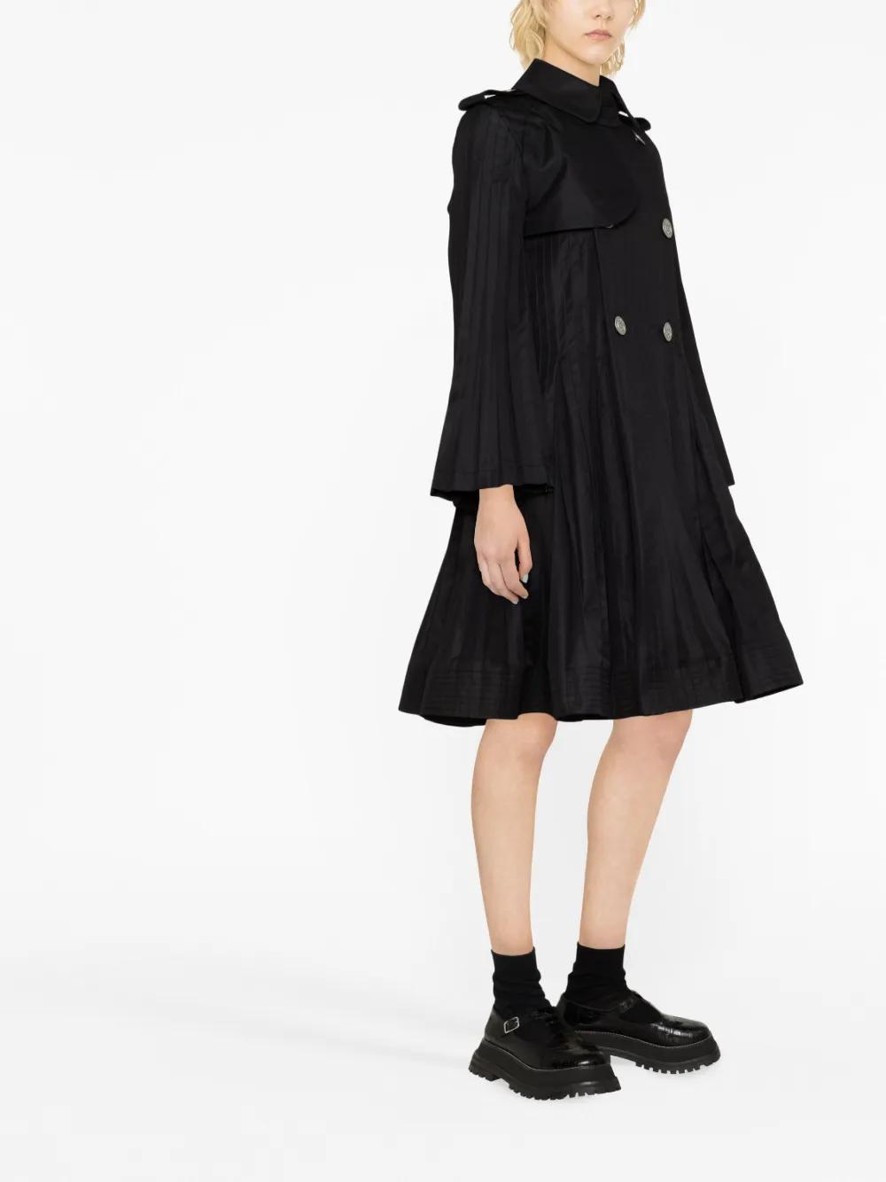 sacai ロングコート ブラック classic_20019784