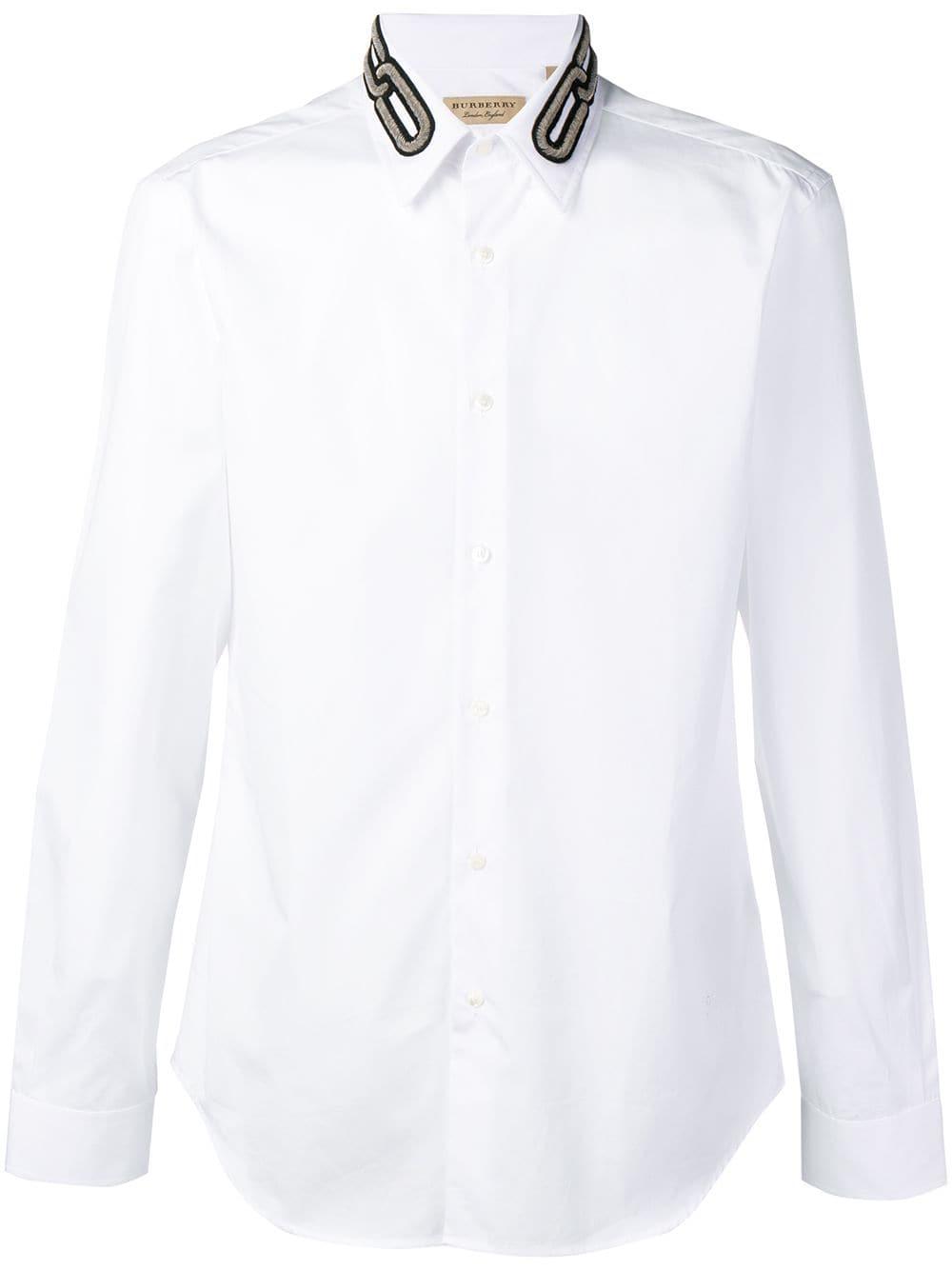 chain collar shirt mens