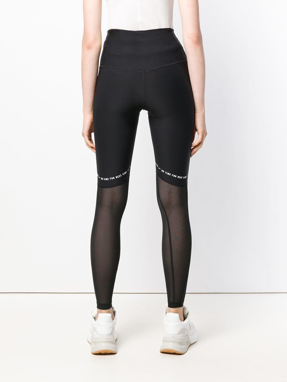 Nike Synthetic Transparency leggings in Black | Lyst