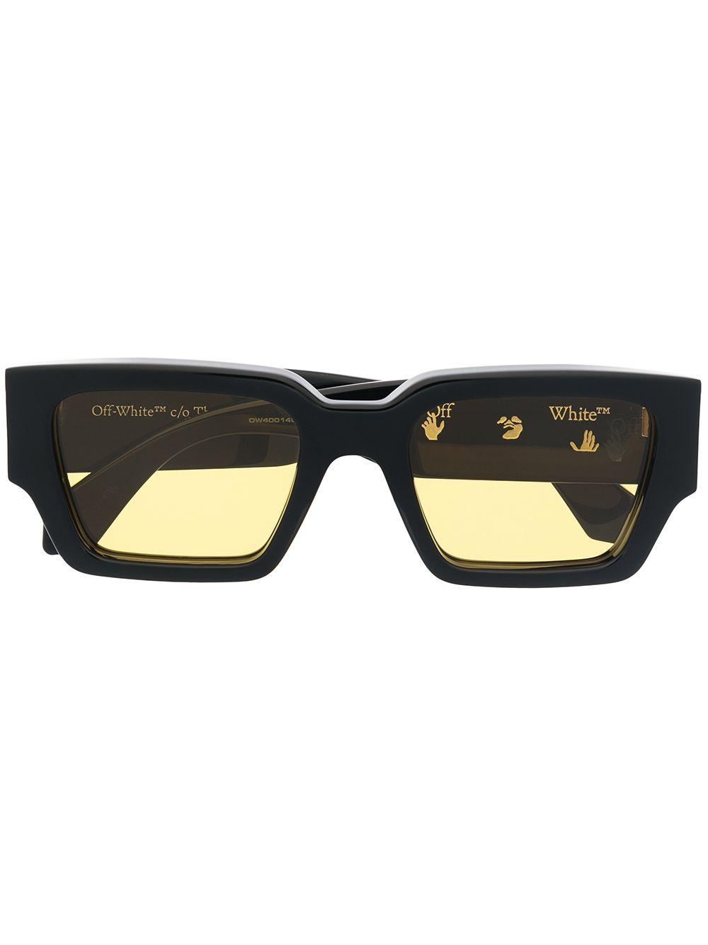 Off-White c/o Virgil Abloh Mari Rectangle-frame Sunglasses in Black for Men  | Lyst