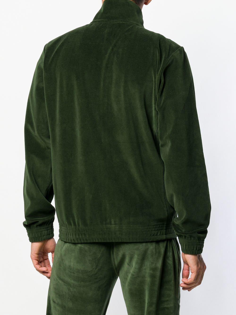 Veste zippée à logo poitrine brodé Champion pour homme en coloris Vert |  Lyst