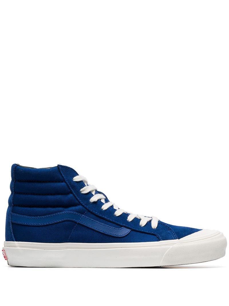 high top royal blue vans