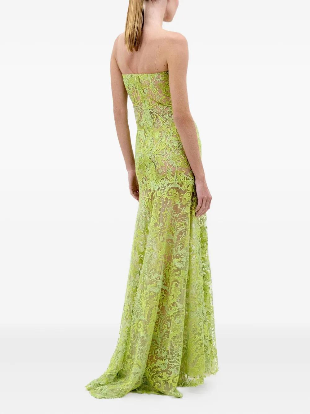 Silvia Tcherassi Tulip Lace Dress in Green | Lyst