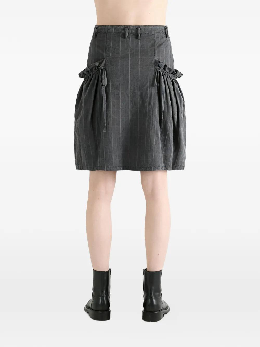Y's BUTTON DESIGN RAPPED SKIRT グレー1 Y's Yohji Yamamoto Skirts for Women | Online Sale up to 60% off | Lyst