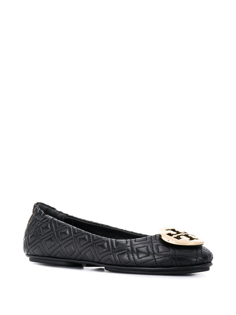 tory burch minnie travel ballet flat quilted leather