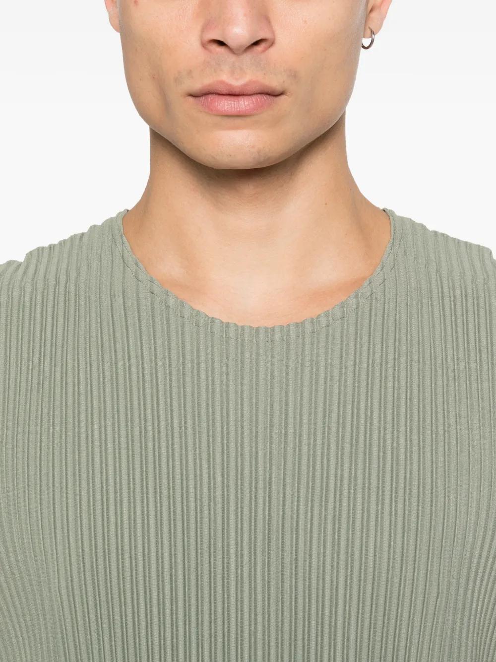 Veste Homme Plissé Issey Miyake 22SS - Modèle HP11JD224 Vert Noir Taille 2 - Occasion Très Bon état