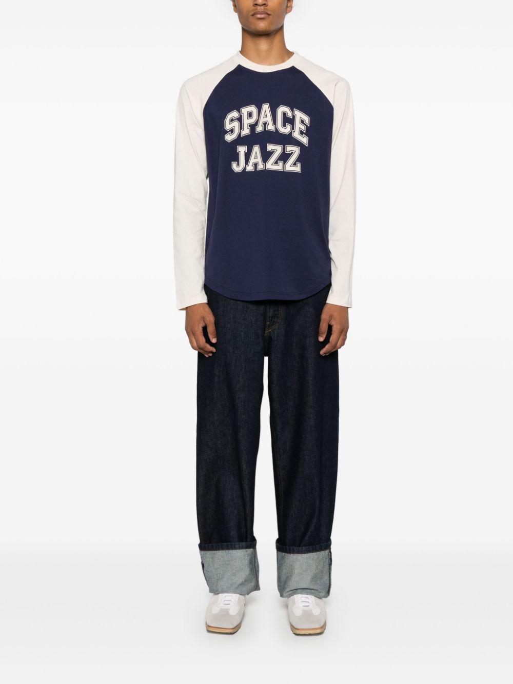 Wales Bonner Space Jazz T-Shirt in Blue for Men | Lyst Wales Bonner Space Jazz T-Shirt in Blue for Men | Lyst