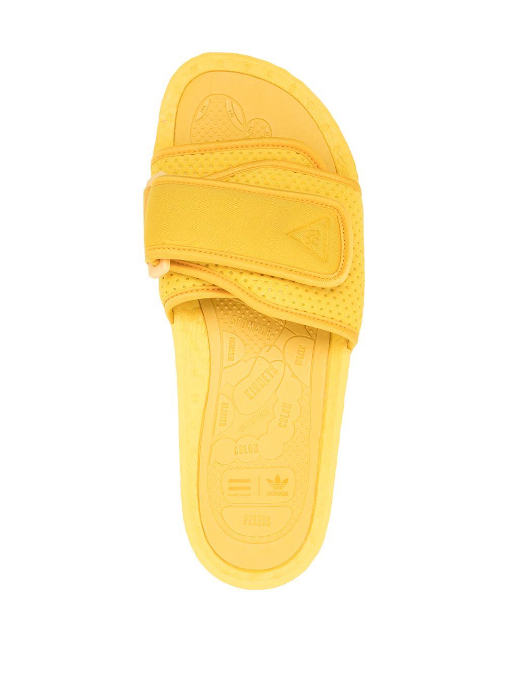 pharrell boost slides yellow