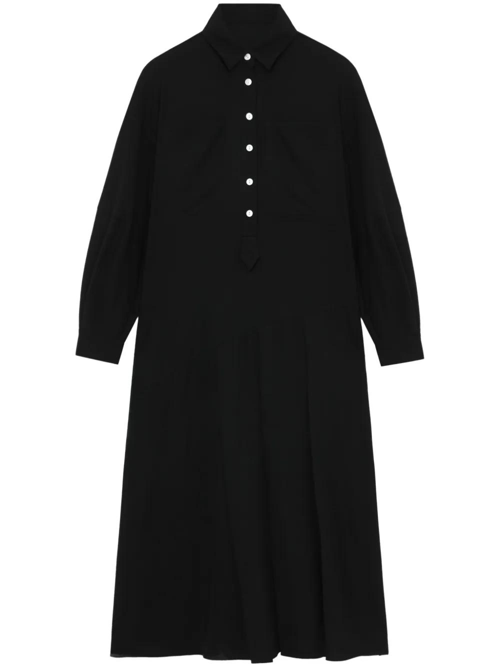 enfold-Black-Long-Sleeve-Dress
