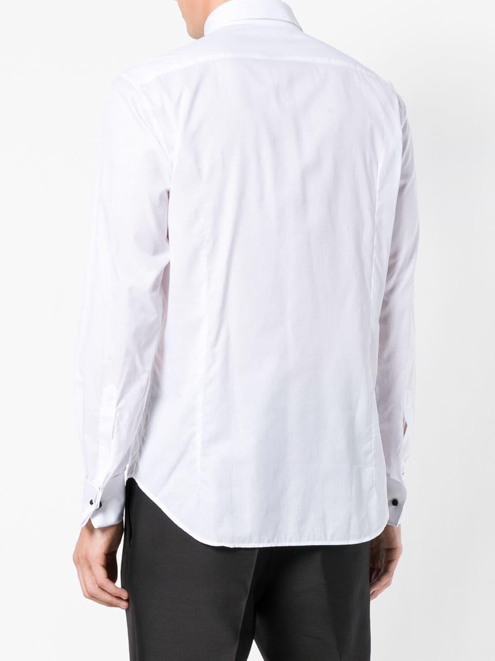 Giorgio Armani Formal Shirt in White for Men - Lyst