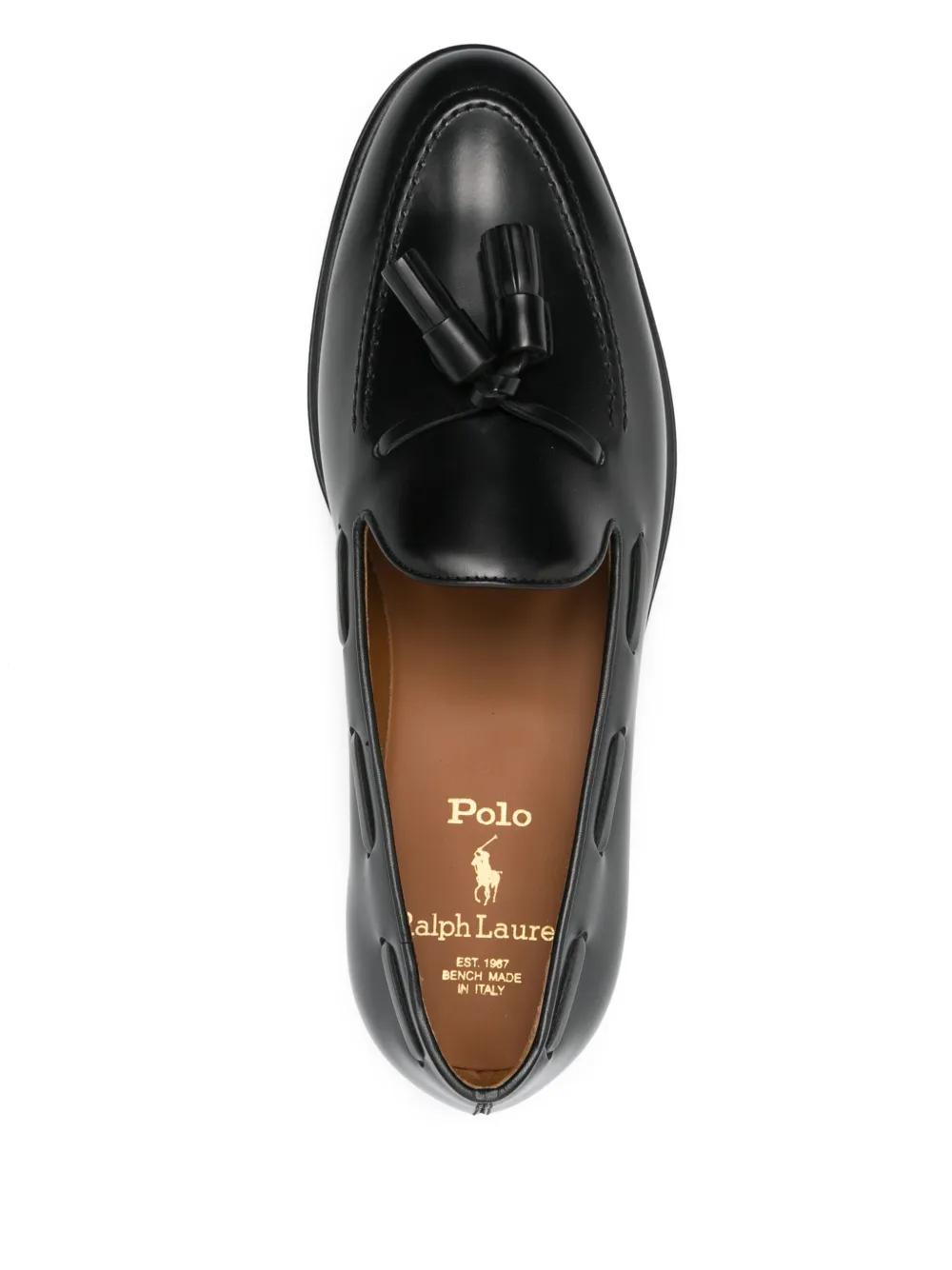 Ralph Lauren 黒 ローファー 日本製 カーフスキン ペニー ローファー（ローファー）｜POLO RALPH