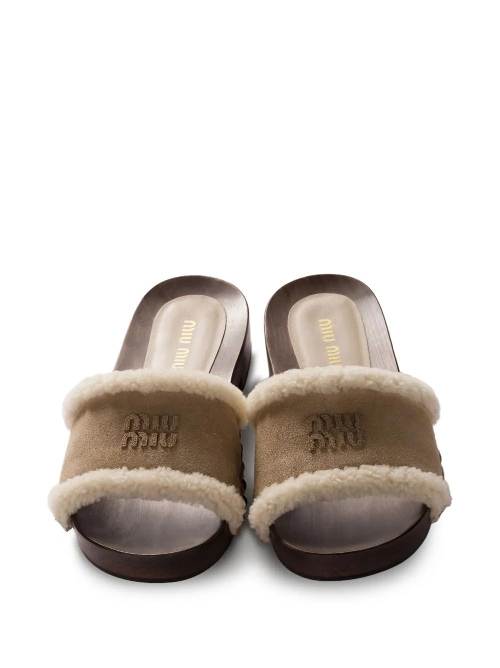 Miu Miu Flat sandals for Women | Online Sale up to 38% off