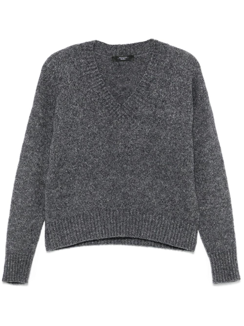 Weekend by Maxmara レディース グレー Visita Sweater セーター & ニット
