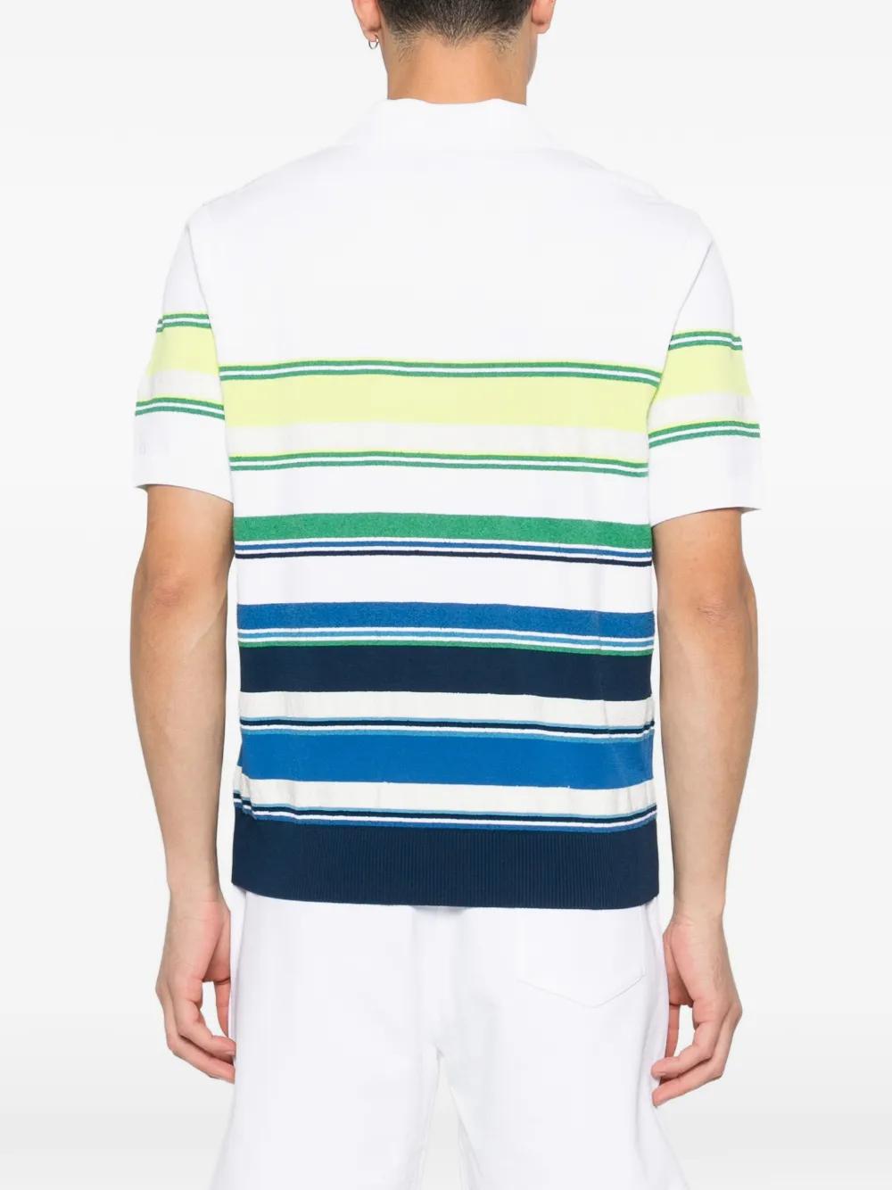 メンズ CASABLANCA ストライプ ポロシャツ ブルー | Lyst