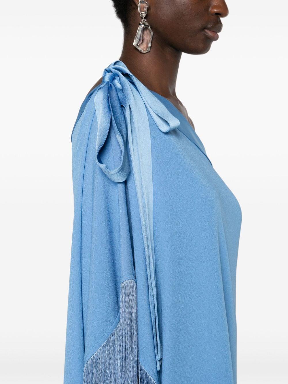 Taller Marmo Aarons Maxi Kaftan Dress in Blue | Lyst