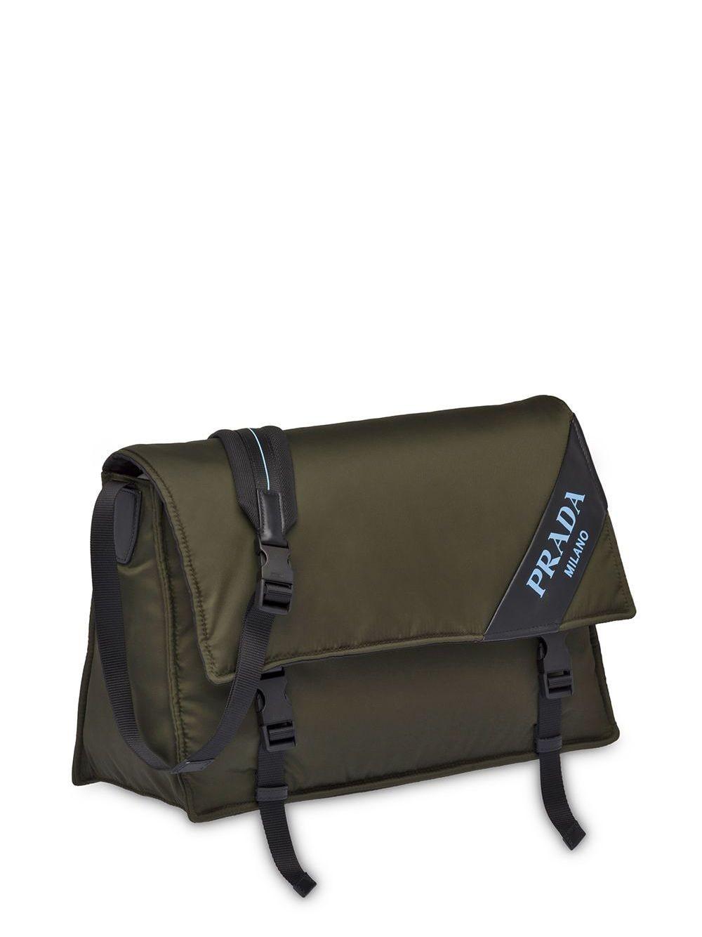 prada large leather shoulder bag