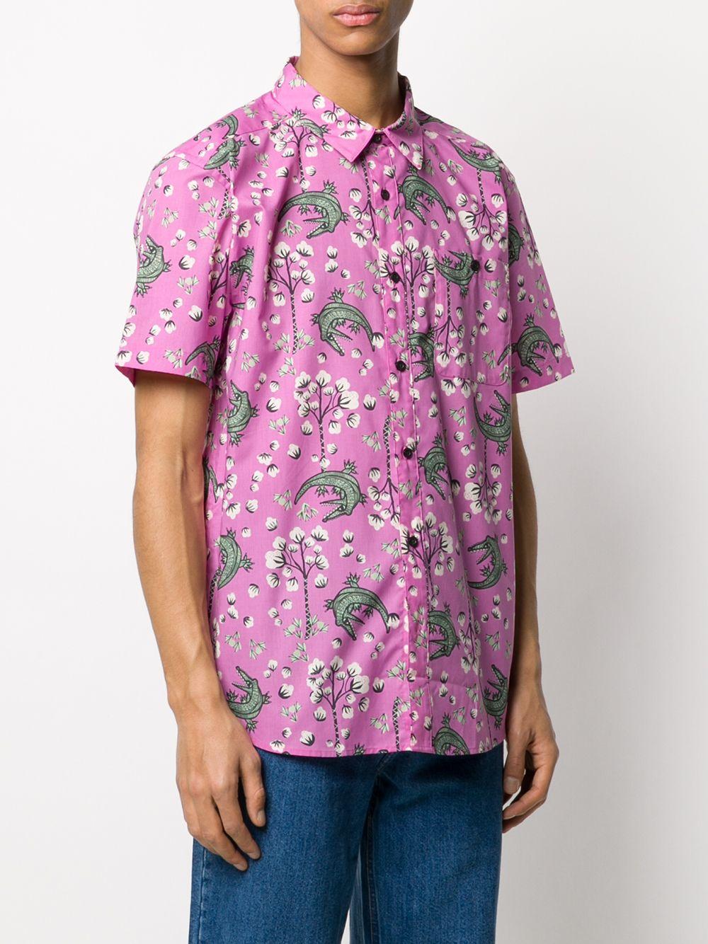 Patagonia Short Sleeve Crocodile-print Shirt in Pink for Men | Lyst