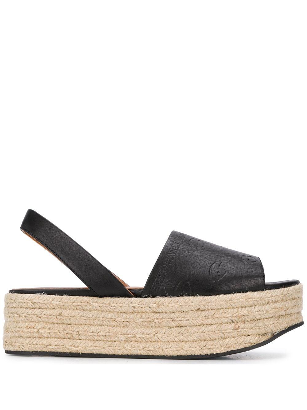 kenzo platform espadrilles