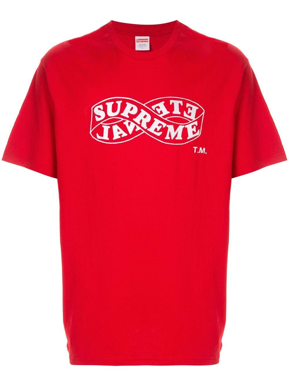 Supreme Cotton Eternal T-shirt in Red for Men - Lyst