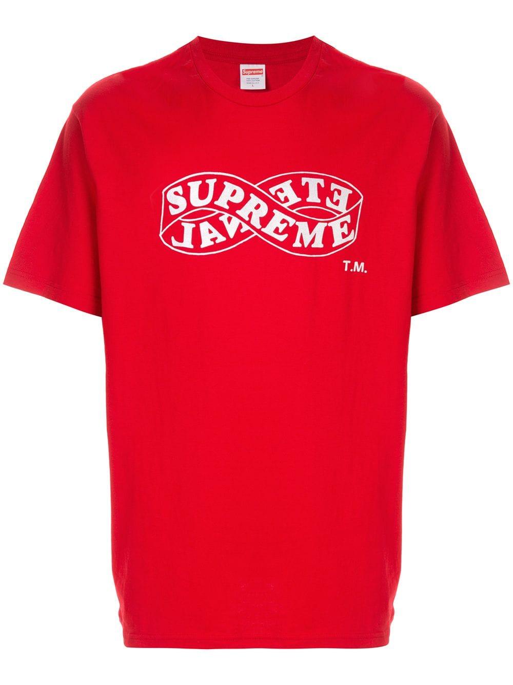 Supreme Cotton Eternal T-shirt in Red for Men - Lyst