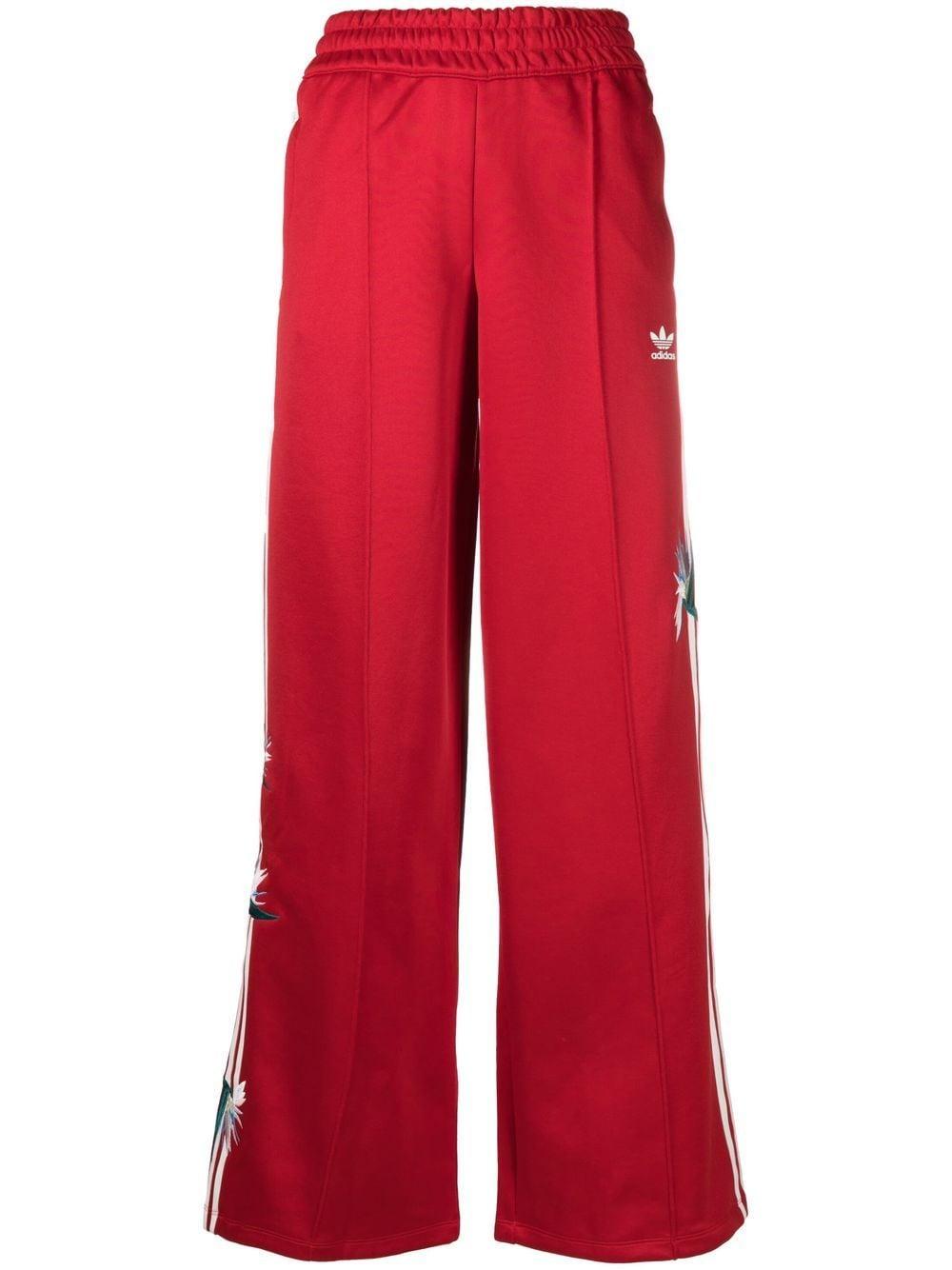 adidas X Thebe Magugu Track Pants in Red | Lyst