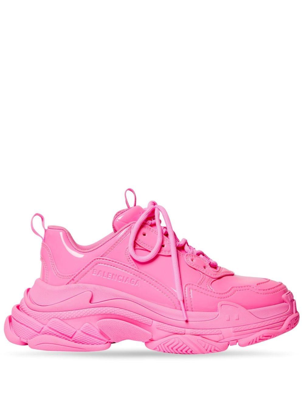 balenciaga sneakers pink triple s