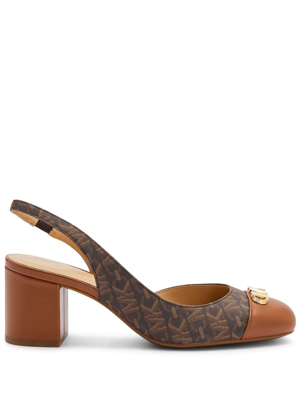 Michael Kors レディース ブラウン 60mm Perla Pumps ヒール