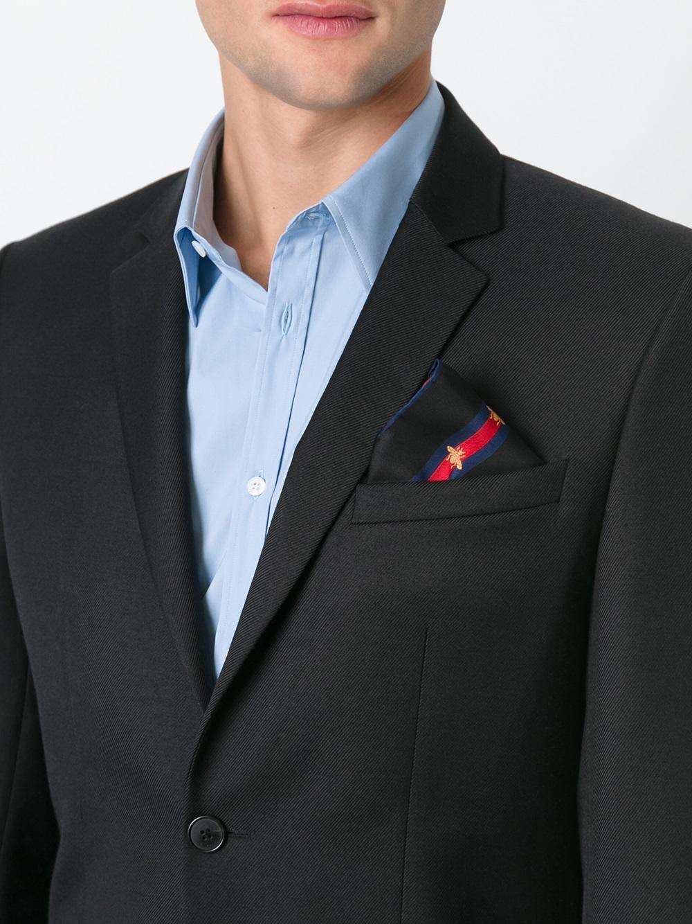 Gucci Pocket square with monogram, Men's Accessories