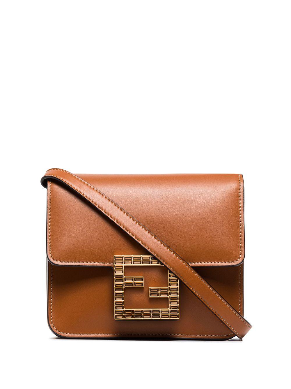 fendi fab leather crossbody bag