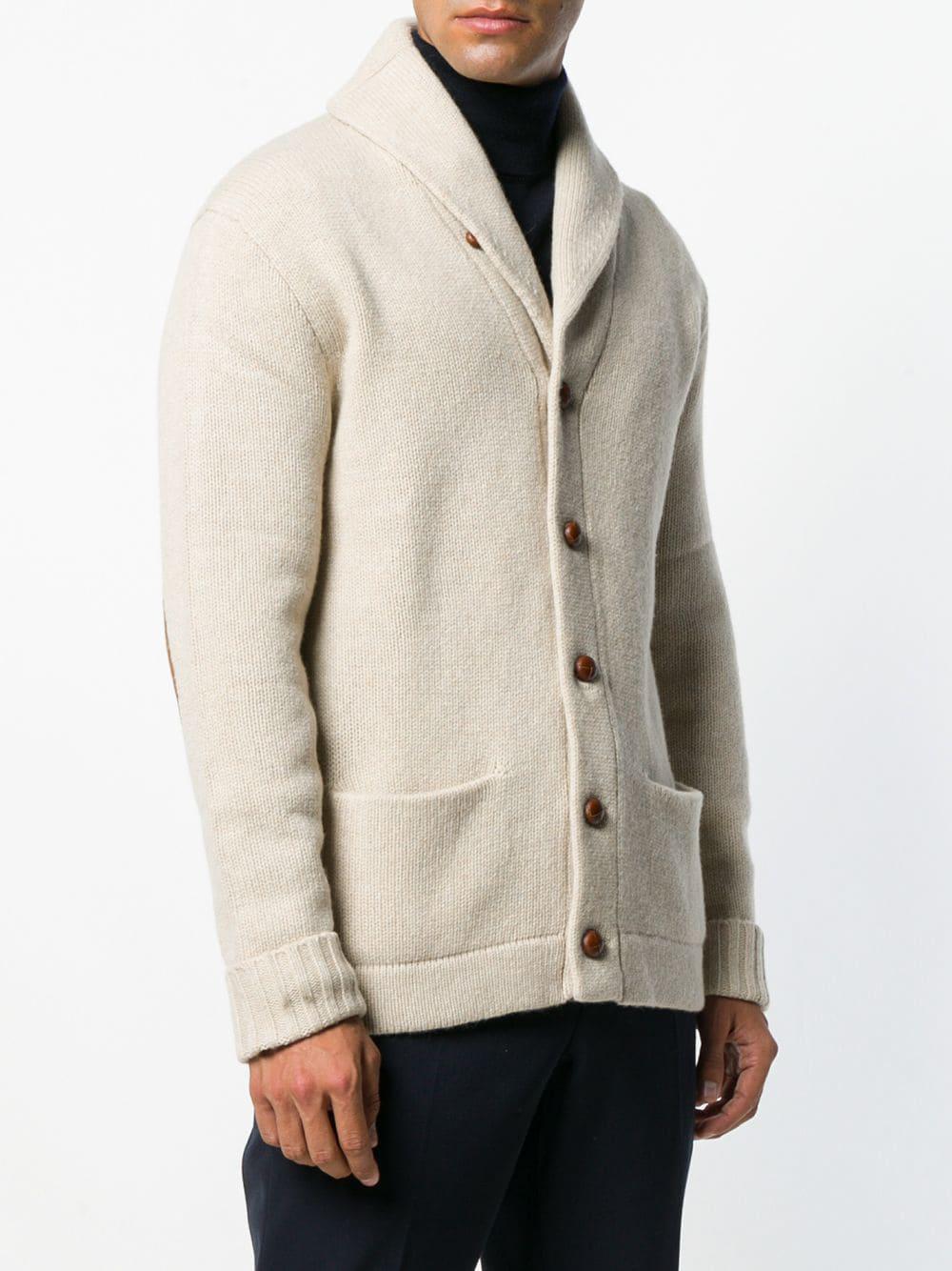 Polo Ralph Lauren Wool Chunky Knitted Cardigan in Natural for Men | Lyst  Canada