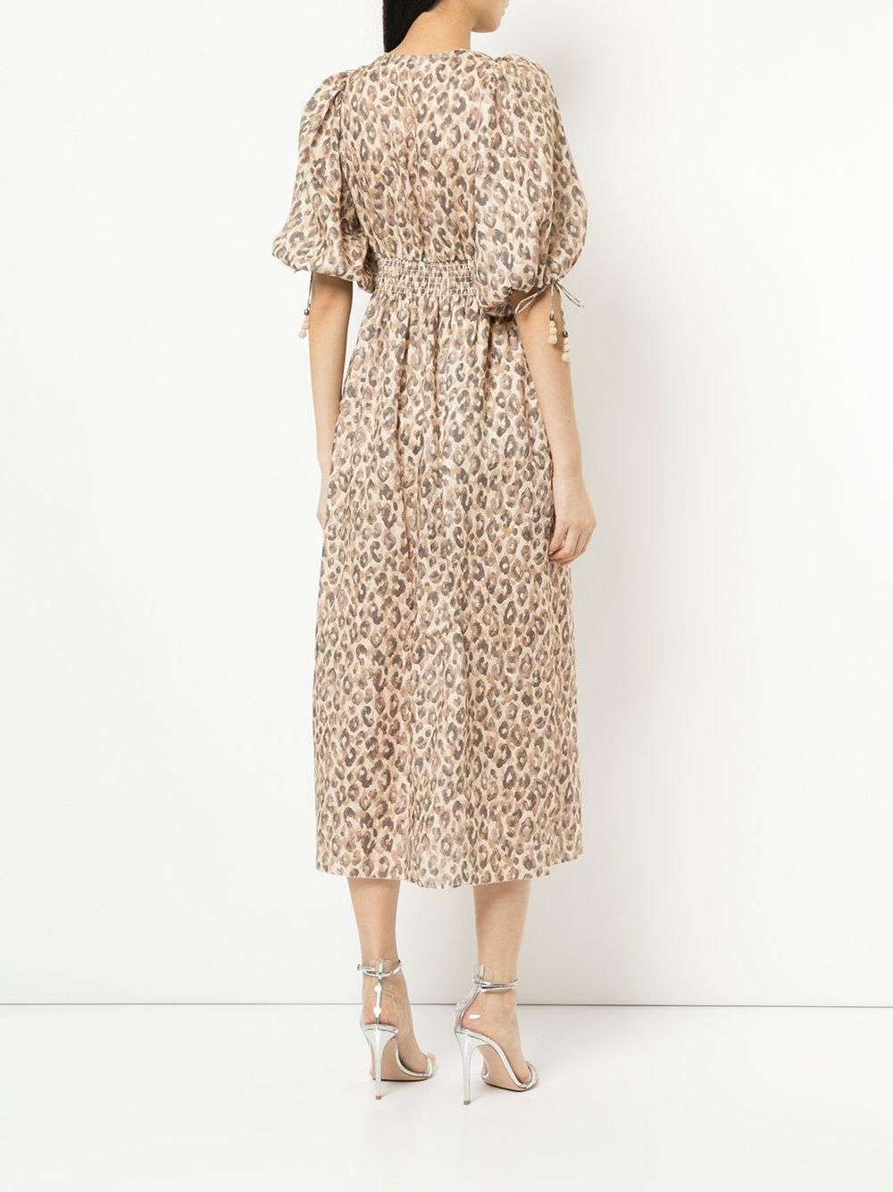 zimmerman leopard dress