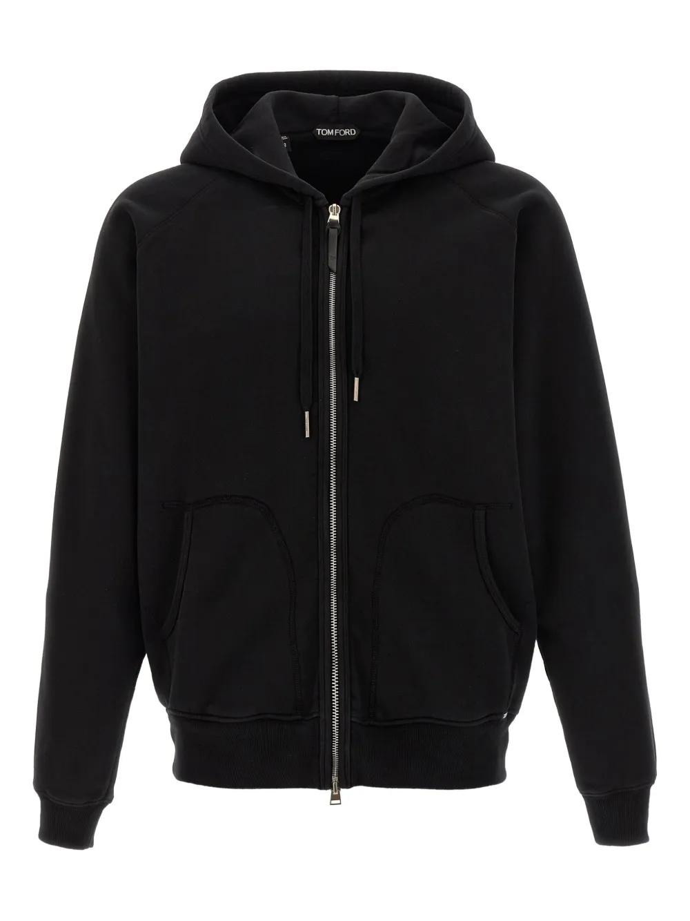 パーカー・フーディ Tom Ford Beige Cotton Hoodie Sweatshirt TOM FORD Cotton Garment-Dyed Hoodie | Harrods UK