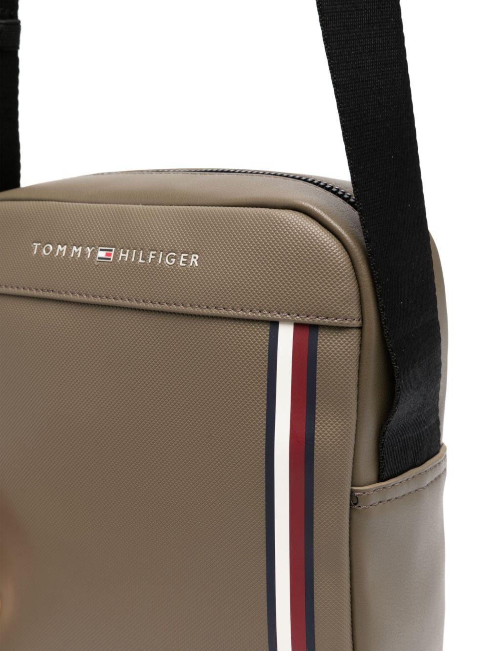 Tommy Hilfiger Pique Mini Reporter Bag in Gray for Men | Lyst