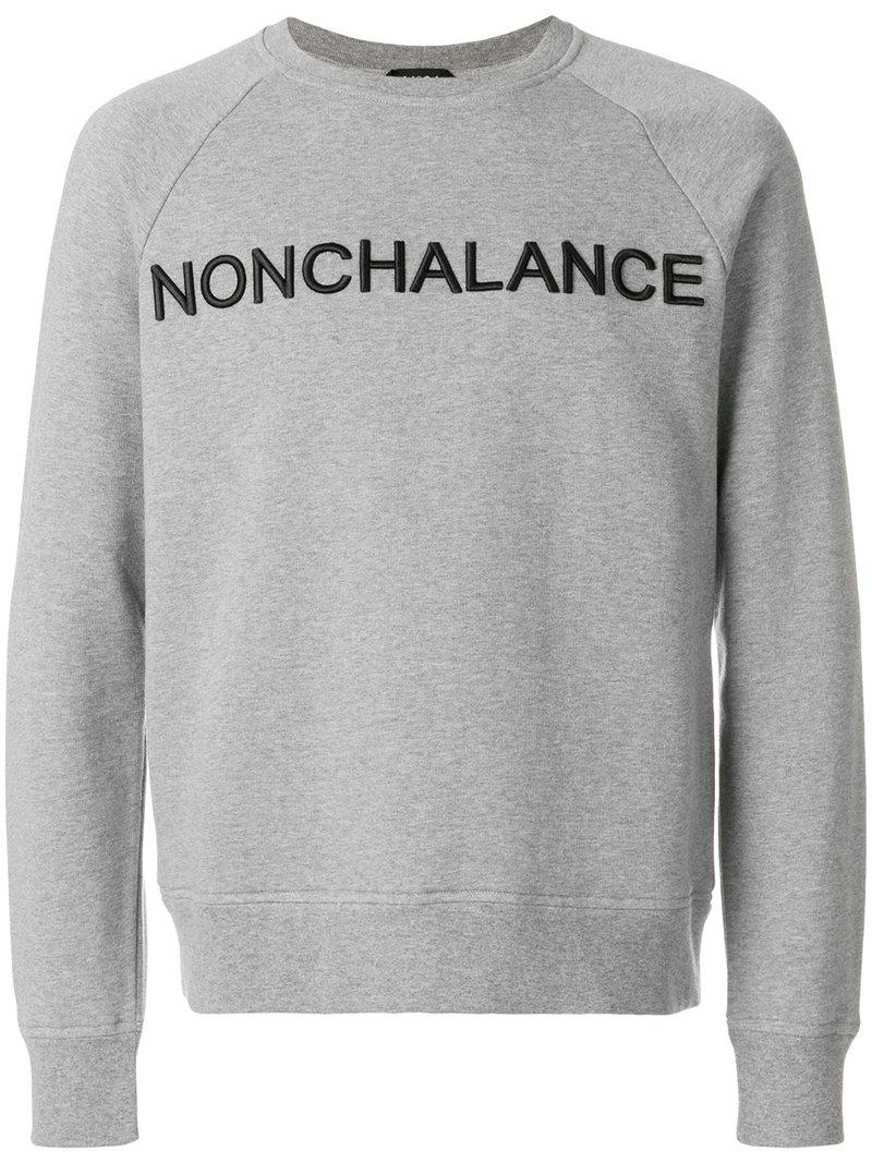 N°21 Nonchalance Sweatshirt in Gray for Men | Lyst
