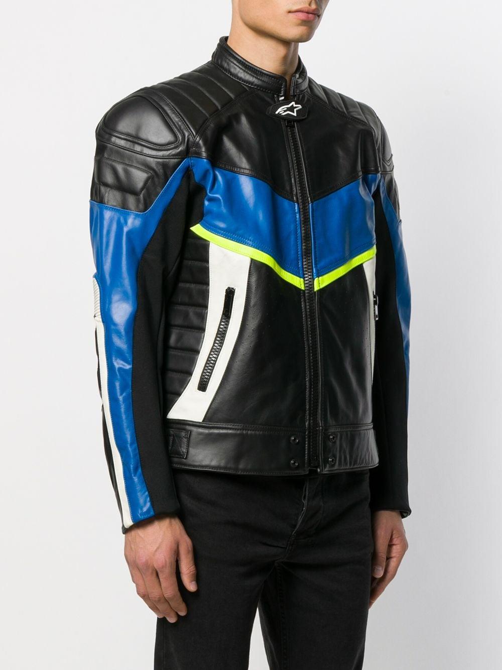 DIESEL X Alpinestars Astars-ldue Biker Jacket in Black for Men | Lyst