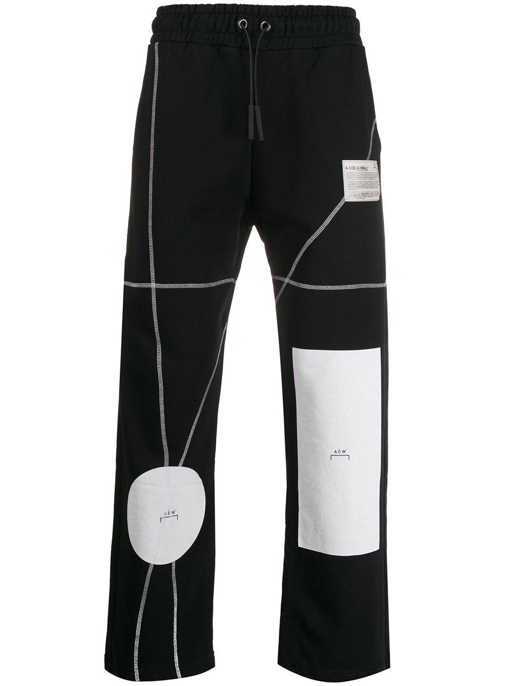 A_COLD_WALL* Logo Patch Trousers in Black for Men - Lyst