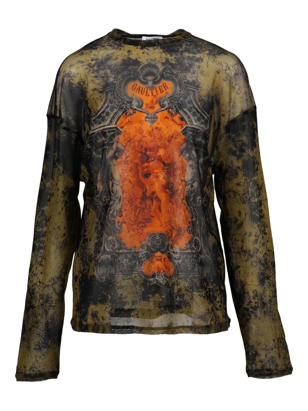 Jean Paul Gaultier グラフィック長袖Tシャツ INTO · INTO