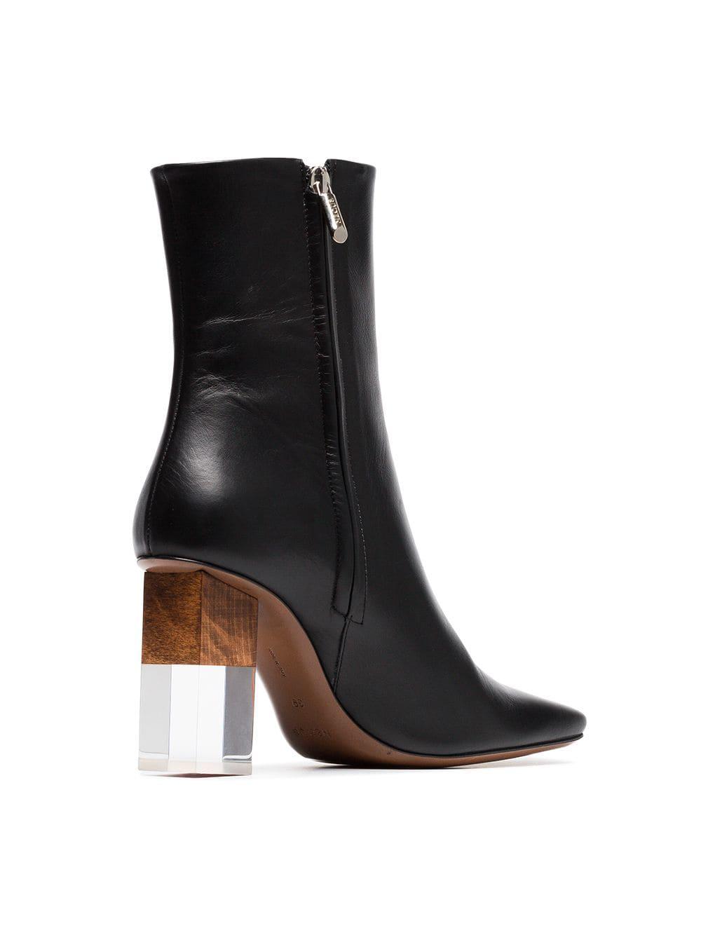 Neous Hea 80 Leather Ankle Boots in Black - Lyst