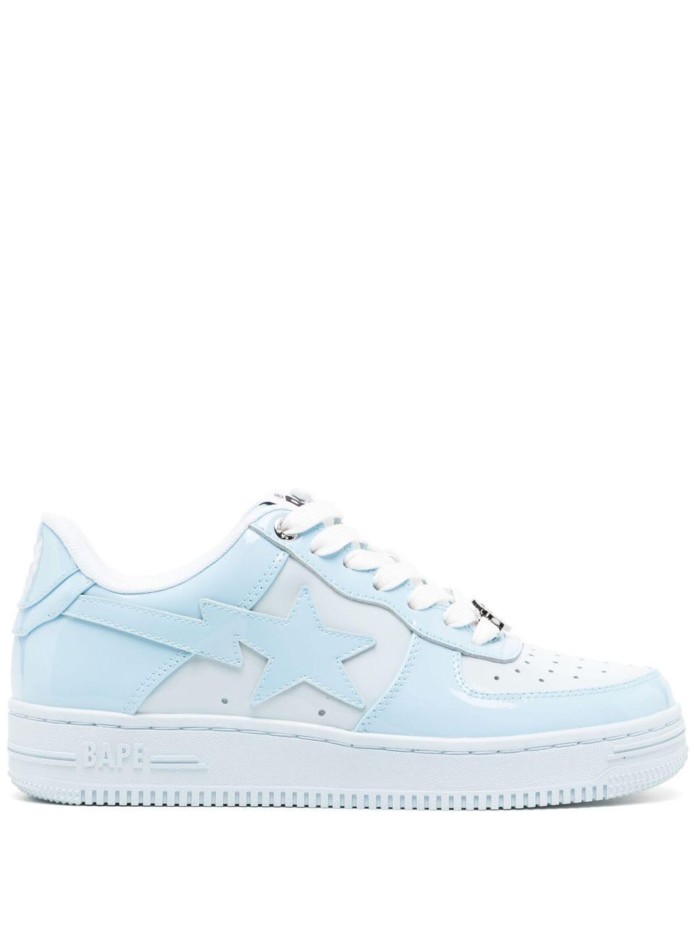 A Bathing Ape Bape Sta Low-top Snakers in Blue | Lyst